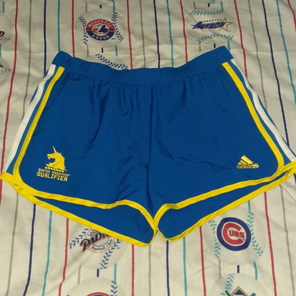 2013 Adidas Boston Marathon Qualifier Vintage Running Shorts Y2K